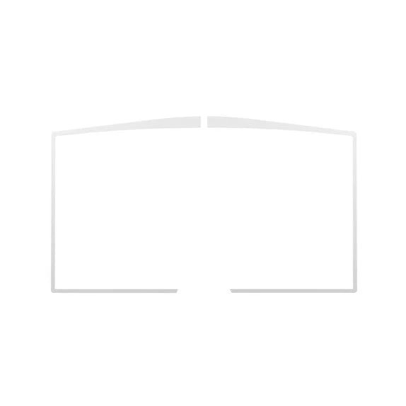 Brushed Nickel Cast Iron Door Overlay (OA10612)