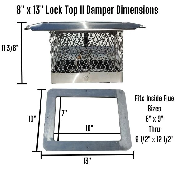 Lock Top II Chimney Damper - Image 7