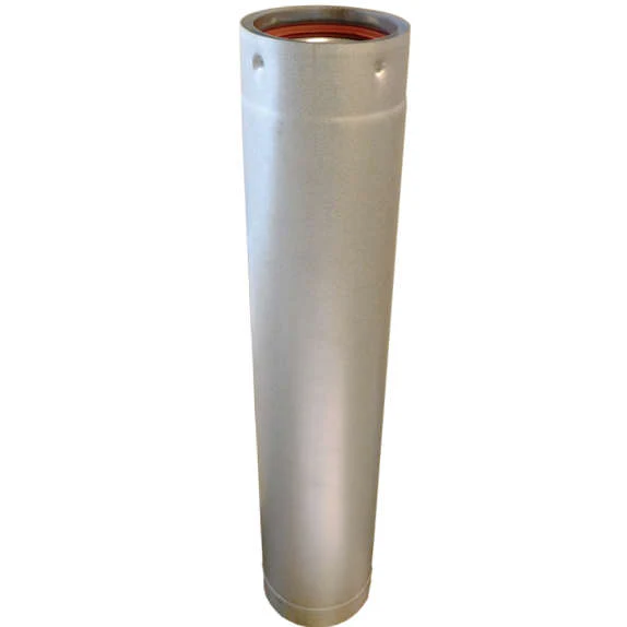 Rock-Vent Pellet Pipe - 304L Inner / Galvalume Unpainted Outer - Image 2