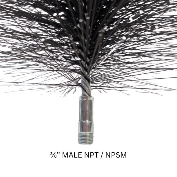 Square and Rectangle Wire Flue Brush for Clay Tile - Image 2