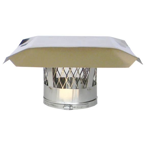 Square Chimney Rain Cap, Top Plate Mount - Image 2