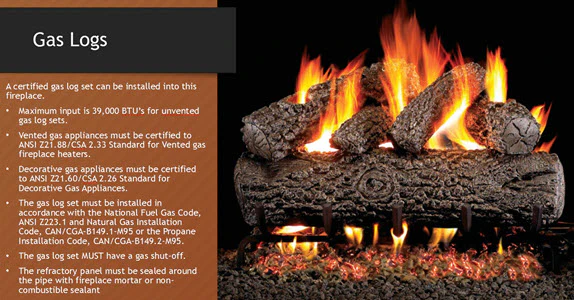 Ventis Forever Zero Clearance Wood Fireplace - Image 6